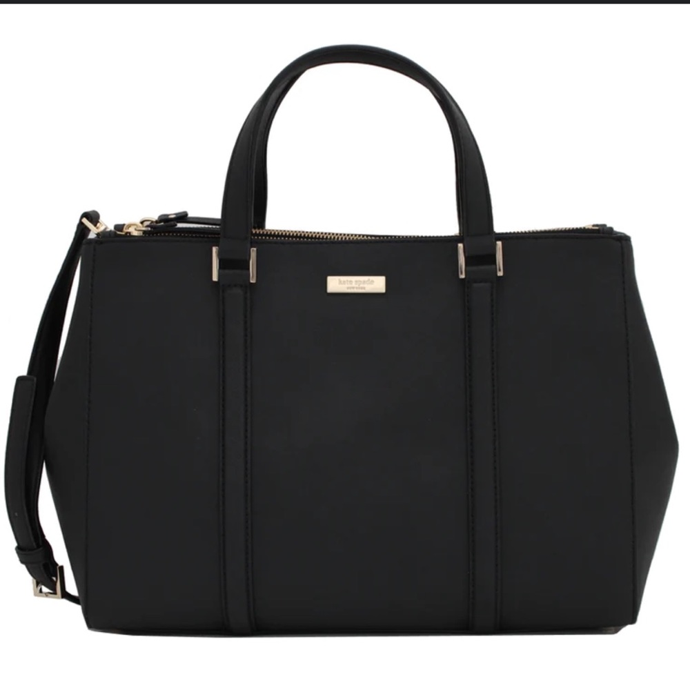 Kate Spade Tote Bag (Black w/ Gold Hardware)